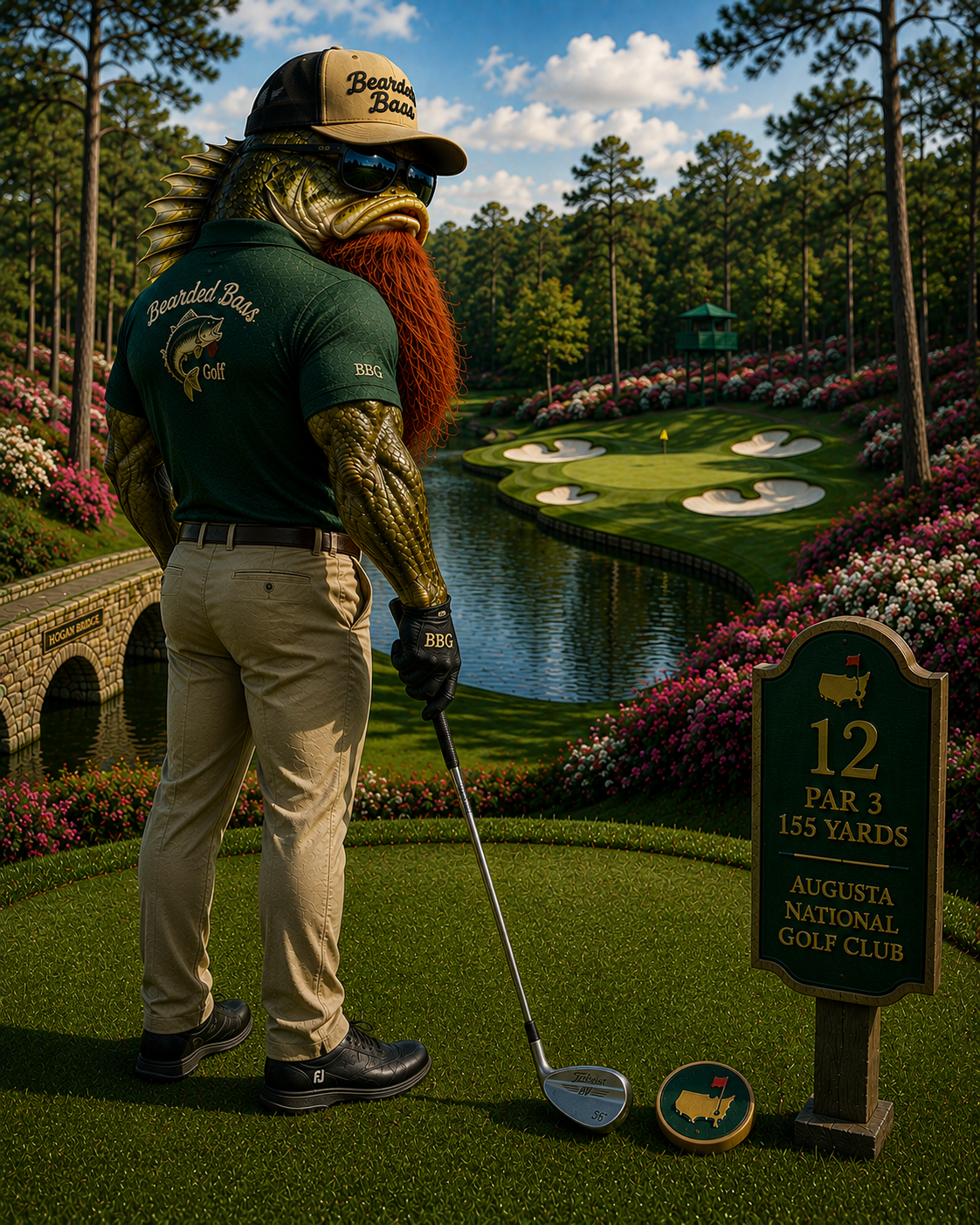 BBG Scenic Course Golf Towel